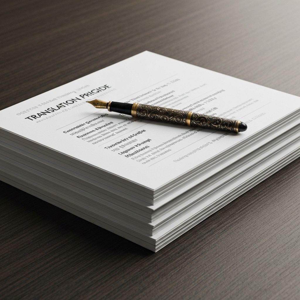 Délais et tarifs de traduction certifiée